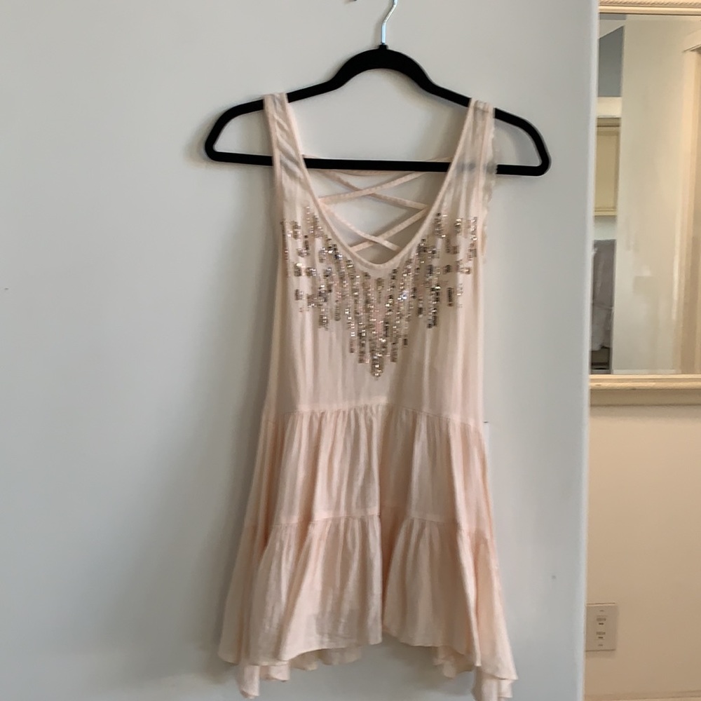 Free People.BabyDoll Mini Dress      Size Small
